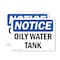 Signmission Oily Water Tank, 14 in W x Rectangle, Plastic OS-2PACK-NS-P-1014-L-16977 - alternate 1